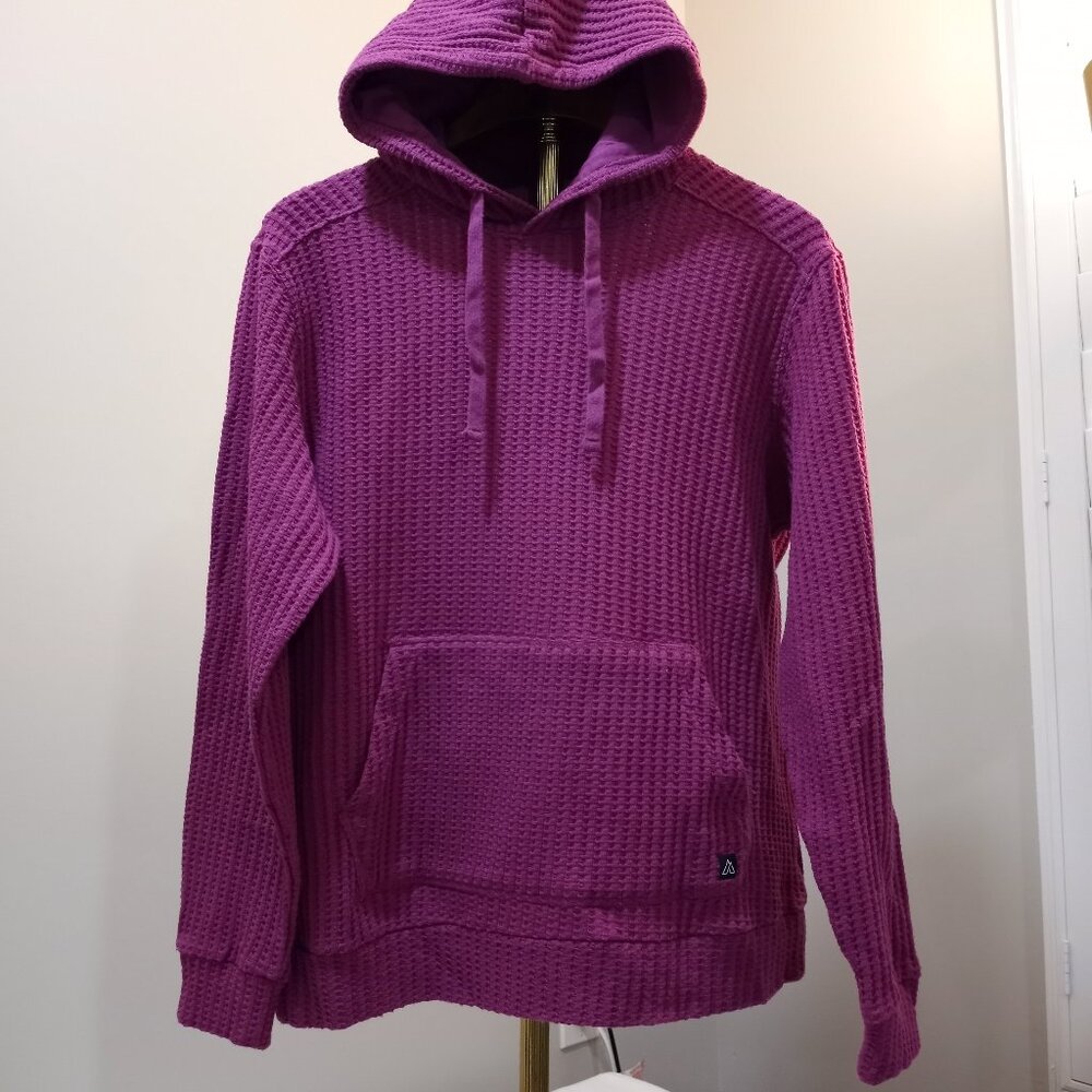 ALPINE DESIGN CERISE LONG SLEEVE HOODIE MENS SIZE L